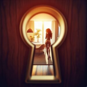 Jeux érotiques à trois : explorez vos désirs sans étiquette – illustration voyeurisme (FTSH)